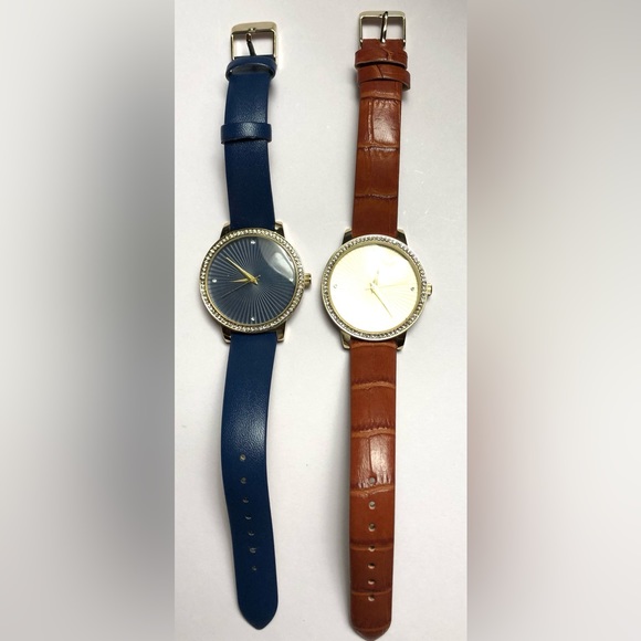 Montre Manhattan Par Croton - Lunette Noire Et Bijoux - Neuve Avec étiquettes